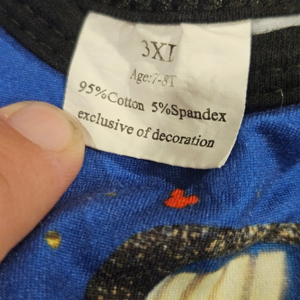 Disney Holiday‎ Movies/Princess/Characters Blue twirl dress  size 7/8 - Picture 4 of 4